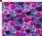Various Fabrics by the Yard or Fat Quarter Boho Aqua Hot Pink Floral Flowers Purple Custom Printed Fabric by Spoonflower